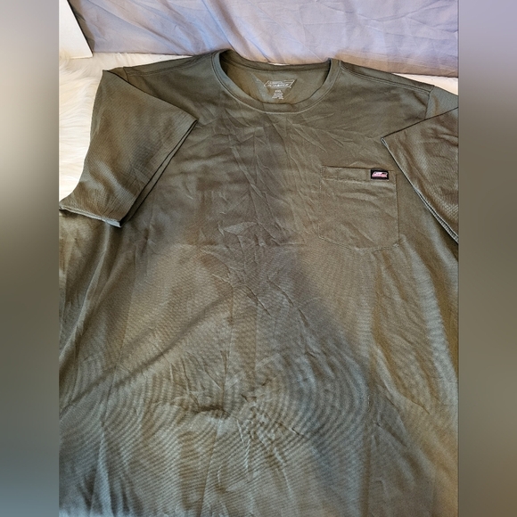 Dickies Men's Army Green Short Sleeve Tee, Size 2X - Picture 5 of 6